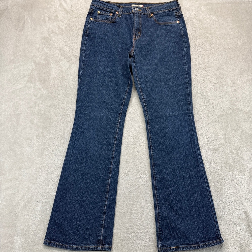Vintage Levi's 515 Jeans Womens 10 M Dark Wash Y2K Western Bootcut Stretch Denim